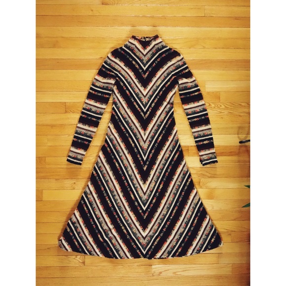 Vtg 60s D'Accord Betty Carol Sweater Dress XS/S - Picture 3 of 5